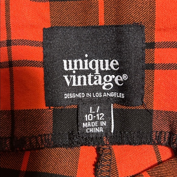 NWOT UNIQUE VINTAGE BRAND HI RISE STRETCH PANTS L 10-12 - Picture 11 of 12